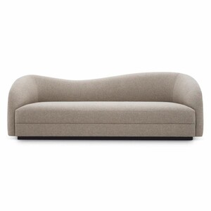 Casa Padrino Luxus Sofa Greige / Schwarz 230 cm - Wohnzimmer & Hotel M�bel