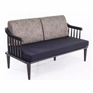 Casa Padrino Luxus Sofa Lila / Grau 140 cm - Wohnzimmer & Hotel M�bel