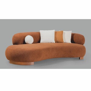 Casa Padrino Luxus Sofa Braun 255 cm - Wohnzimmer & Hotel M�bel