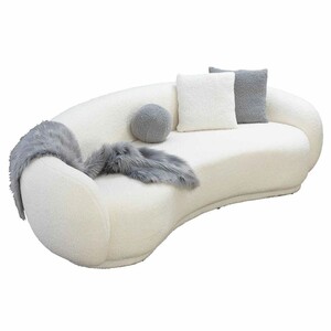 Casa Padrino Luxus Sofa Wei 230 cm - Wohnzimmer & Hotel Mbel