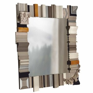 Casa Padrino Luxus Designer Spiegel Bunt 135 cm - Luxus Designer M�bel