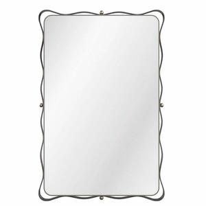 Casa Padrino Luxus Metall Spiegel Bronze / Gold H. 119,4 cm - Luxus M�bel