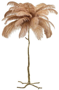 Casa Padrino Luxus Stehleuchte Palme Khaki / Gold 110 x 110 x H. 175 cm - Moderne Stehlampe im Palmen Design - Luxus Leuchten - Luxus Qualit�t