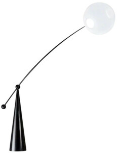 Casa Padrino Luxus Designer Stehleuchte Matt Schwarz 156 x H. 176 cm - Schwenkbare LED Stehlampe - Luxus LED Stehleuchten - Luxus LED Leuchten - Luxus M�bel - Luxus Einrichtung