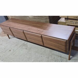 Casa Padrino Luxus TV Schrank mit 4 T�ren Braun 220 cm - Wohnzimmer M�bel