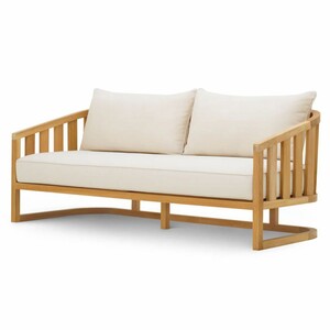 Casa Padrino Luxus Teakholz Garten Sofa Naturfarben 180 cm - Teakholz Garten M�bel