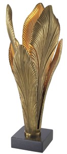 Casa Padrino Designer Tischleuchte Antik Gold / Schwarz 23 x 23 x H. 57,5 cm - Tischlampe mit Granitsockel - Luxus Kollektion