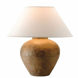 Casa Padrino Luxus Tischleuchte Braun / Cremewei� H. 58,5 cm - Luxus Leuchten