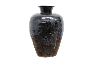 Casa Padrino Luxus Vase  32-37 x H. 52-57 cm - Gro�e Keramik Urnenvase im Antik-Look - Luxus Deko Accessoires