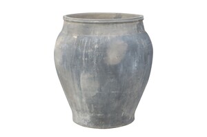 Casa Padrino Luxus Vase 53 x 53 x H. 60 cm - Gro�e Terrakotta Vase im rustikalen Antik-Look - Luxus Deko Accessoires