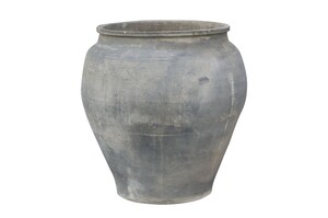 Casa Padrino Luxus Vase 54 x 54 x H. 58 cm - Gro�e Terrakotta Vase im rustikalen Antik-Look - Luxus Deko Accessoires