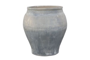 Casa Padrino Luxus Vase 54 x 54 x H. 59 cm - Gro�e Terrakotta Vase im rustikalen Antik-Look - Luxus Deko Accessoires