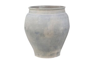 Casa Padrino Luxus Vase Terrakottafarben 52 x 52 x H. 61 cm - Gro�e Bodenvase aus Terrakotta im Stil alter Tongef��e - Luxus Deko Accessoires