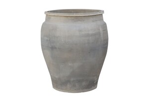 Casa Padrino Luxus Vase Terrakottafarben 52 x 52 x H. 63 cm - Gro�e Bodenvase aus Terrakotta im Stil alter Tongef��e - Luxus Deko Accessoires