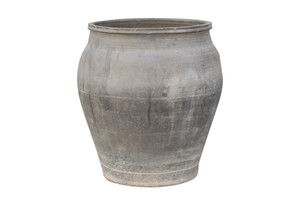 Casa Padrino Luxus Vase Terrakottafarben 55 x 55 x H. 59 cm - Gro�e Bodenvase aus Terrakotta im Stil alter Tongef��e - Luxus Deko Accessoires