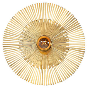 Casa Padrino Luxus Wandleuchte  36 cm - Runde Messing Wandlampe - Hotel & Restaurant Wandleuchte - Luxus Kollektion