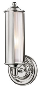 Casa Padrino Luxus Wandleuchte Silber / Wei� 12,1 x 12,7 x H. 31,1 cm - Luxus Kollektion