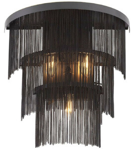 Casa Padrino Luxus Wandleuchte Bronze 33 x 16 x H. 32,5 cm - Halbrunde Edelstahl Wandlampe - Luxus Wohnzimmer Wandleuchten - Luxus Qualit�t