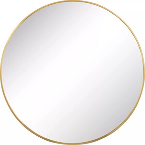 Casa Padrino Luxus Wandspiegel Gold  120 cm - Gro�er Runder Spiegel