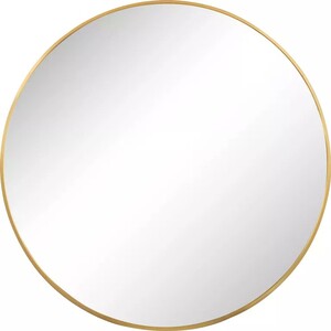 Casa Padrino Luxus Wandspiegel Gold  40 cm - Runder Spiegel