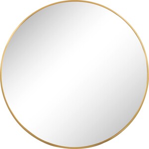 Casa Padrino Luxus Wandspiegel Gold  80 cm - Runder Spiegel