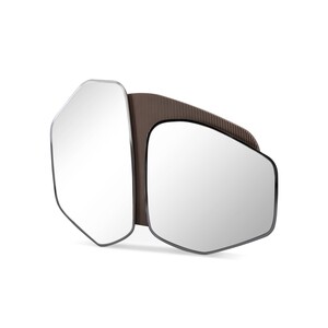 Casa Padrino Luxus Wandspiegel Grau 142 x 90 x H. 5 cm - Wandspiegel mit Spiegelglas - Moderne Wohnzimmer M�bel - Luxus Qualit�t
