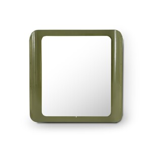 Casa Padrino Luxus Wandspiegel Khaki 114 x 14 x H. 120 cm - Wandspiegel mit Spiegelglas - Moderne Wohnzimmer M�bel - Luxus Qualit�t