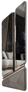 Casa Padrino Luxus Wandspiegel Dunkelbraun / Bronze 50,6 x 7 x H. 140,3 cm - Wohnzimmer Spiegel - Hotel Spiegel - Wohnzimmer Mbel - Hotel Mbel - Luxus Mbel - Luxus Interior