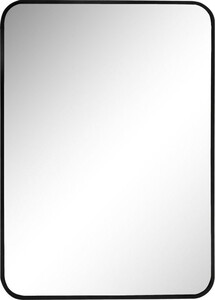 Casa Padrino Luxus Wandspiegel Schwarz 50 x 3 x H. 70 cm - Rechteckiger Spiegel mit schmalem Rahmen