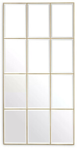 Casa Padrino Luxus Wandspiegel Vintage Messing 78,5 x H. 215,5 cm - Rechteckiger Wohnzimmer Spiegel - Schlafzimmer Spiegel - Garderoben Spiegel - Luxus Mbel - Mbel Luxus - Luxus Einrichtung