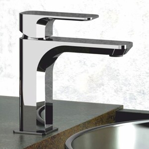 Casa Padrino Luxus Waschtischarmatur Chrom H. 16,7 cm - Badezimmer Accessoires - Made in Italy