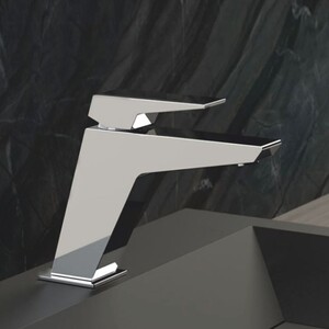 Casa Padrino Luxus Waschtischarmatur Chrom H. 14,3 cm - Badezimmer Accessoires - Made in Italy