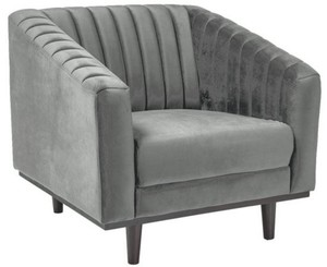 Casa Padrino Luxus Samt Sessel 83 x 85 x H. 78 cm - Verschiedene Farben - Wohnzimmer Sessel - Wohnzimmer M�bel