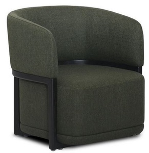 Casa Padrino Luxus Wohnzimmer Sessel Dunkelgrn / Schwarz 66 x 65 x H. 69 cm - Wohnzimmermbel - Luxus Qualitt