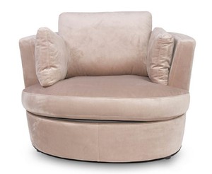 Casa Padrino Luxus Samt Sessel Champagnerfarben 101 x 94 x H. 78 cm - Wohnzimmer Sessel - Luxus Wohnzimmer M�bel