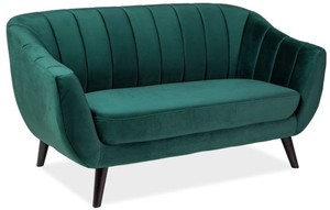 Casa Padrino Luxus Samt Sofa 153 x 85 x H. 83 cm - Verschiedene Farben - Wohnzimmer Sofa - Couch mit edlem Samtsoff - Wohnzimmermbel