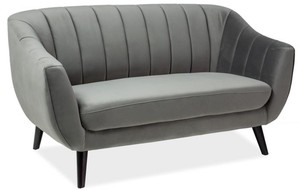 Casa Padrino Luxus Samt Sofa 153 x 85 x H. 83 cm - Verschiedene Farben - Wohnzimmer Sofa - Couch mit edlem Samtsoff - Wohnzimmermbel
