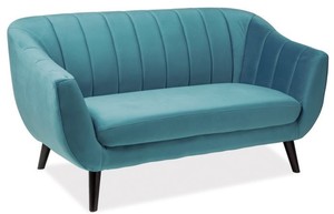 Casa Padrino Luxus Samt Sofa 153 x 85 x H. 83 cm - Verschiedene Farben - Wohnzimmer Sofa - Couch mit edlem Samtsoff - Wohnzimmermbel