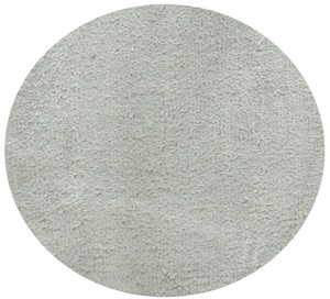 Casa Padrino Luxus Wohnzimmer Teppich Silber-Beige  280 cm - Runder Viskose Teppich - Luxus Qualitt - Wohnzimmer Deko Accessoires