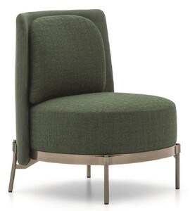 Casa Padrino Luxus Wohnzimmer & Hotel Sessel Gr�n / Bronze - Wohnzimmer & Hotel M�bel