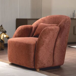 Casa Padrino Luxus Wohnzimmer & Hotel Sessel Braun / Naturfarben 80 x 90 x H. 85 cm - Luxus M�bel