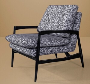 Casa Padrino Luxus Wohnzimmer & Hotel Sessel Wei� / Schwarz - Wohnzimmer & Hotel Interior