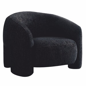 Casa Padrino Luxus Wohnzimmer & Hotel Sessel Schwarz 100 cm - Luxus M�bel