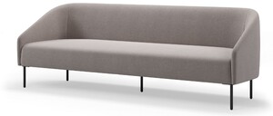 Casa Padrino Luxus Wohnzimmer & Hotel Sofa Grau / Schwarz 230 cm - Luxus M�bel