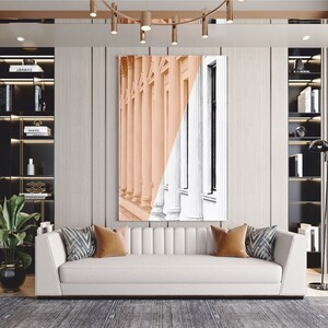 Casa Padrino Luxus Wohzimmer & Hotel Sofa Hellgrau / Braun / Schwarz 240 cm - Luxus M�bel