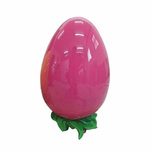 Casa Padrino Deko Osterei Pink / Gr�n H. 52 - Oster Dekoration