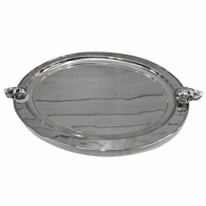 Casa Padrino Metall Serviertablett Silber 62 cm - Gastronomie Accessoires