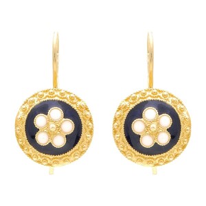 Casa Padrino Ohrringe Caramujo aus 19,2Kt Gold