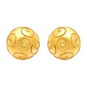 Casa Padrino Ohrringe Conta de Viana aus 19,2Kt Gold
