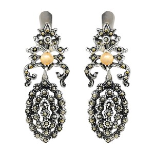 Casa Padrino Ohrringe Realeza aus Silber und Gold